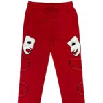 1st Laugh Now Cry Later Sweatpants – Red