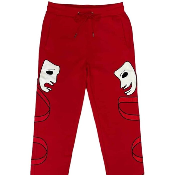 1st Laugh Now Cry Later Sweatpants – Red