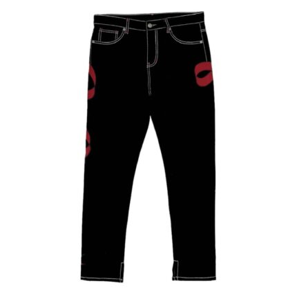 Laugh Now Cry Later Denim Black-Red