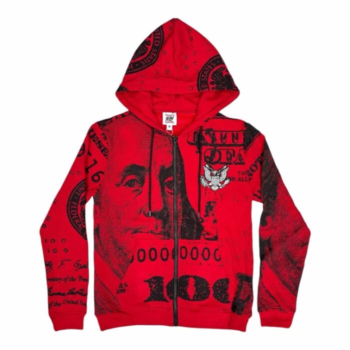 Zip Up – Red