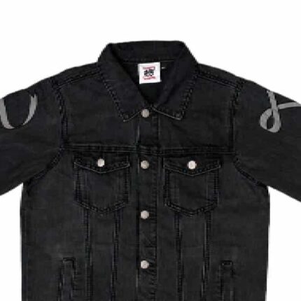 Stone Wash Denim Jacket – Grey