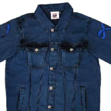 Stone Wash Denim Jacket – Blue
